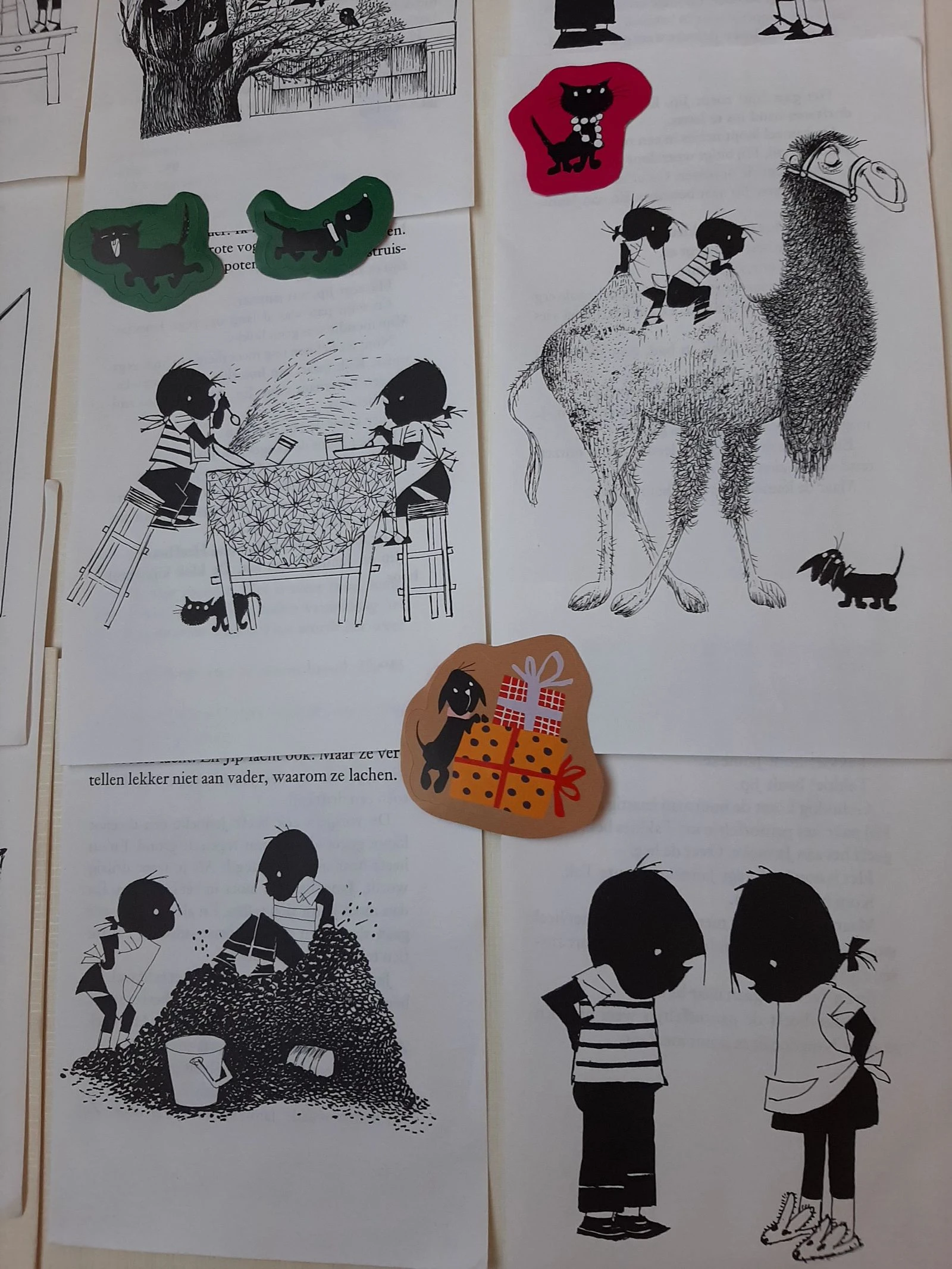 Conjunto de 9 peças em papel #jipenjanneke para #jornalismo – photo 6